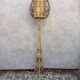 1950s Rattan Floor Lamp in the Style of Louis Sognot, France