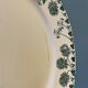 Set of 6 flat plates XIXth Boch Frères Keramis, "Trifolium"