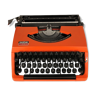 Typewriter brother 210 orange 1975