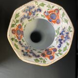 Delft, important 19th century glazed earthenware vase with cut sides