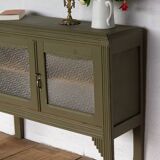 Console, Art Deco glazed sideboard