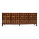 Vintage Spanish brutalist sideboard credenza