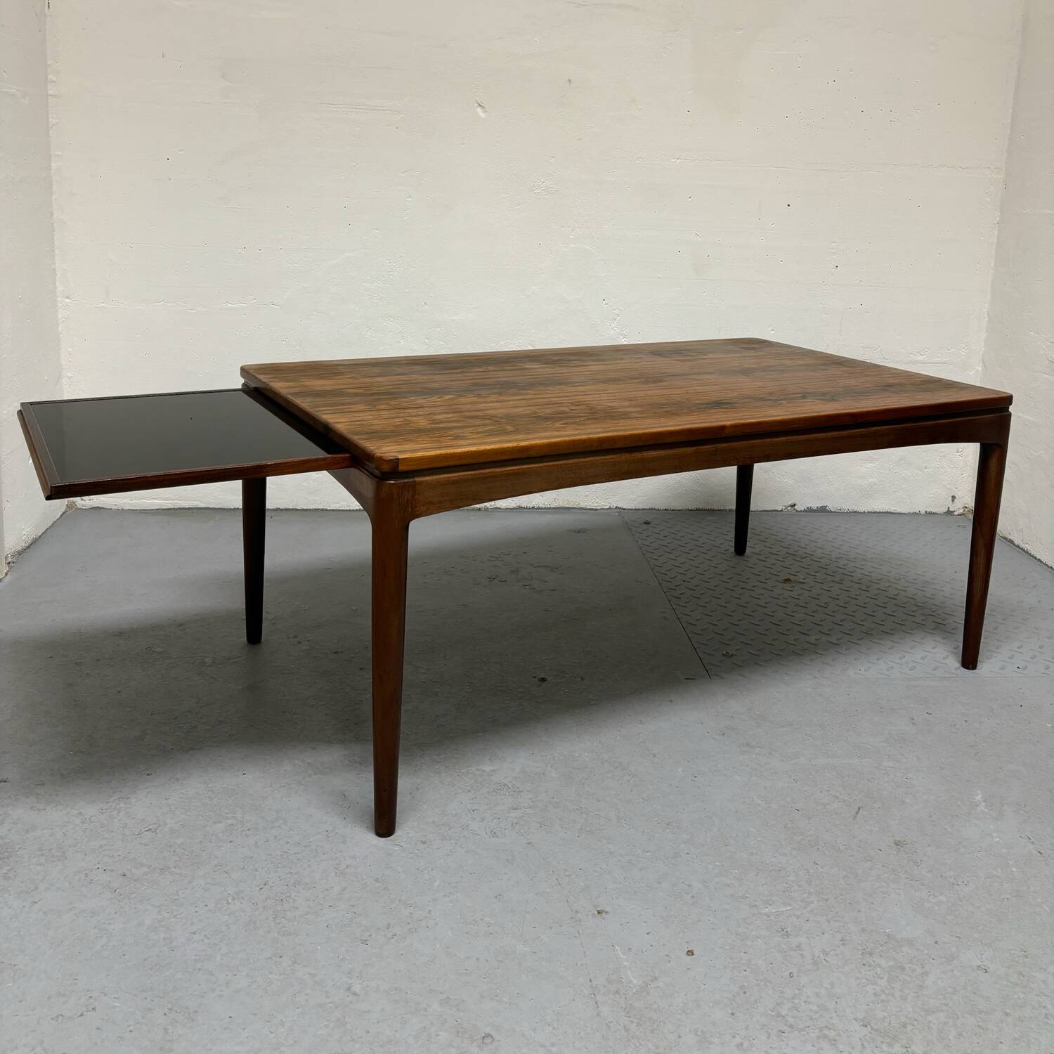 Table basse Mid-Century par HW Klein palissandre années 60