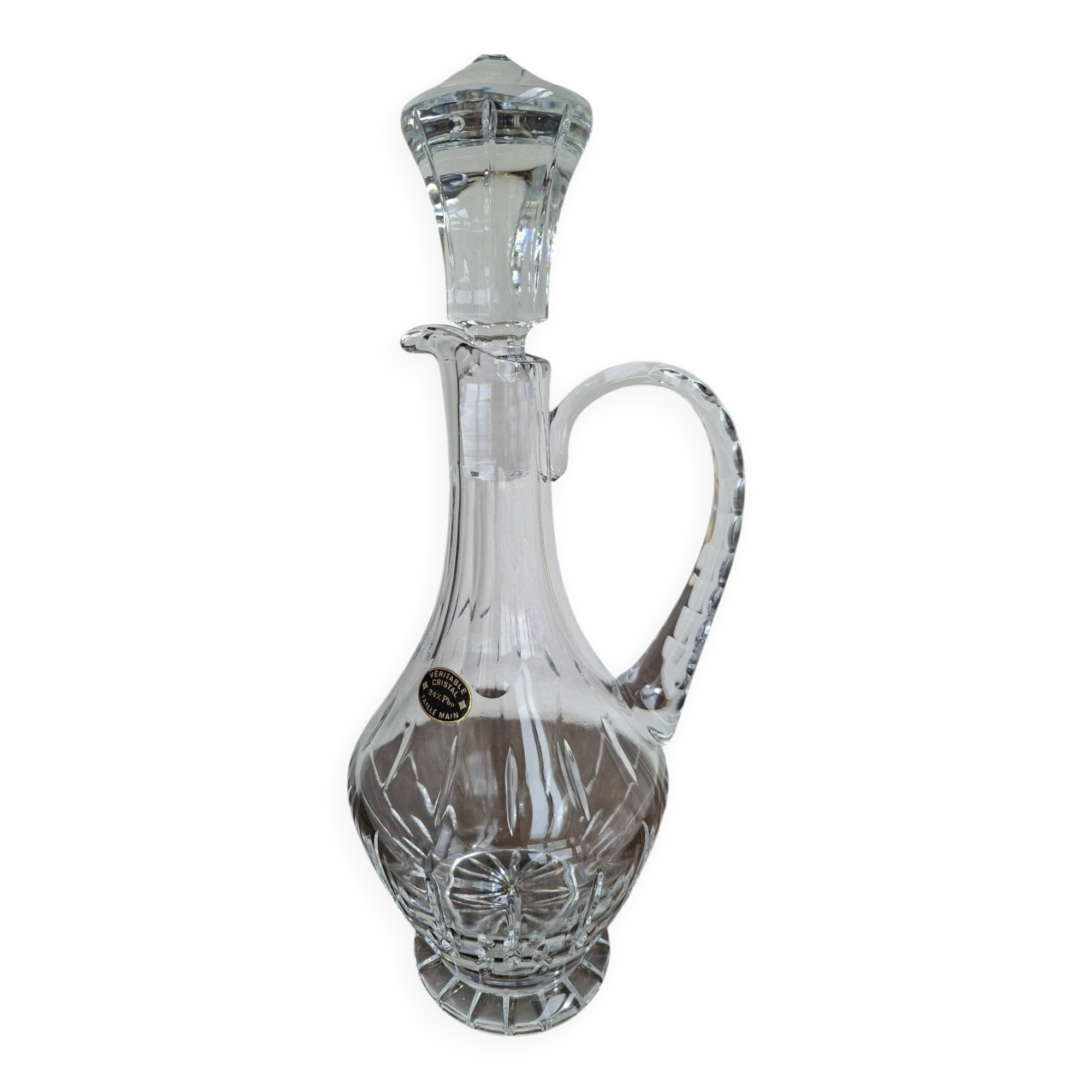carafe jug Stamped Cristallerie De Lorrai