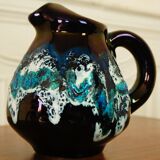 Fat Lava iridescent ceramic pitcher