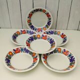Assiettes creuses porcelaine Villeroy & Boch Acapulco