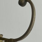 Gold-plated brass wall hook