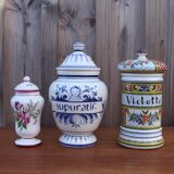 Pharmacy jar or porcelain apothecary jar