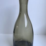 Decanter / pitcher in smoked glass 60s