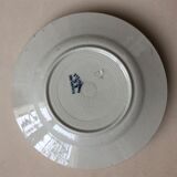 Set of 6 plates in faience Luneville model Passiflore