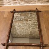 Bamboo mirror, 87 x 65cm