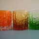 6 vintage whisky glasses Geoffrey Baxter Whitefriars