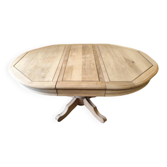 Solid oak dining table