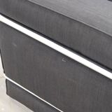LC2 armchair in black fabric – Design Le Corbusier, Pierre Jeanneret & Charlotte Perriand, 60s