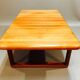 Table basse classique rectangulaire teck scandinave 1960
