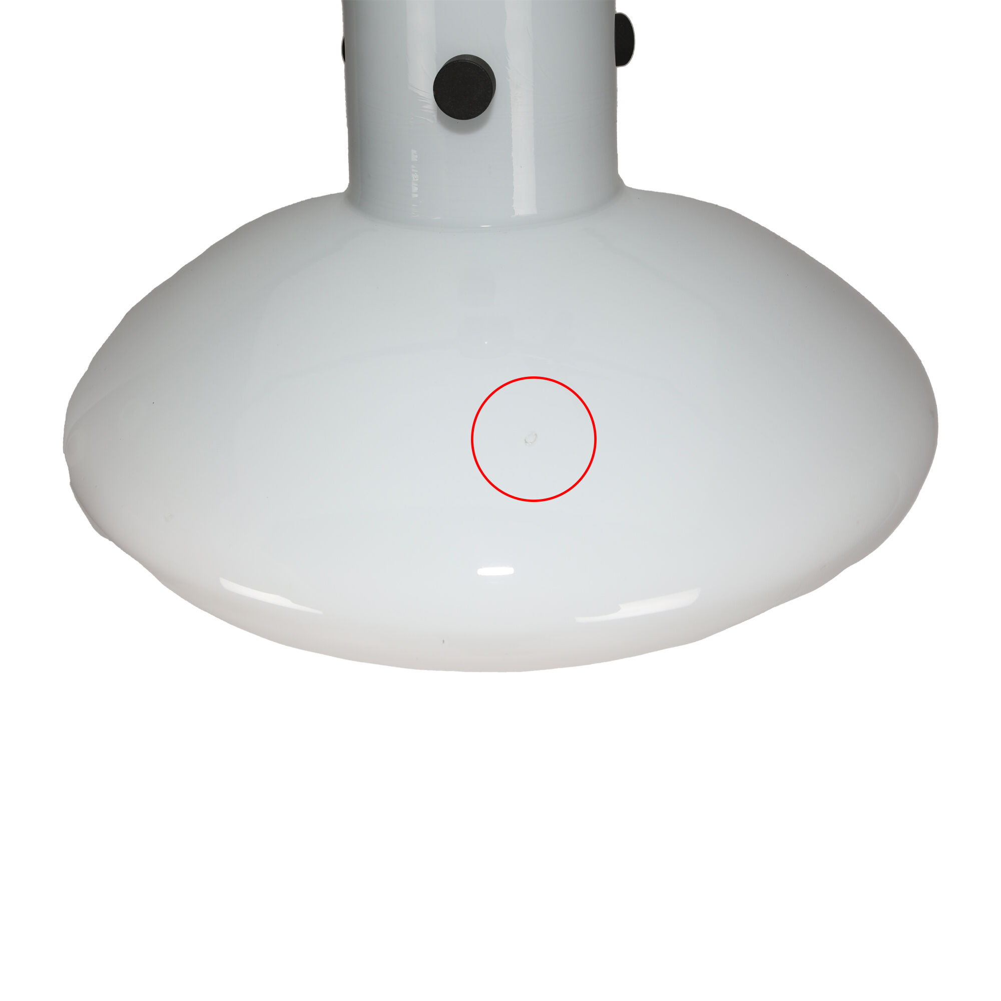 White limburg glas ufo pendant lamp