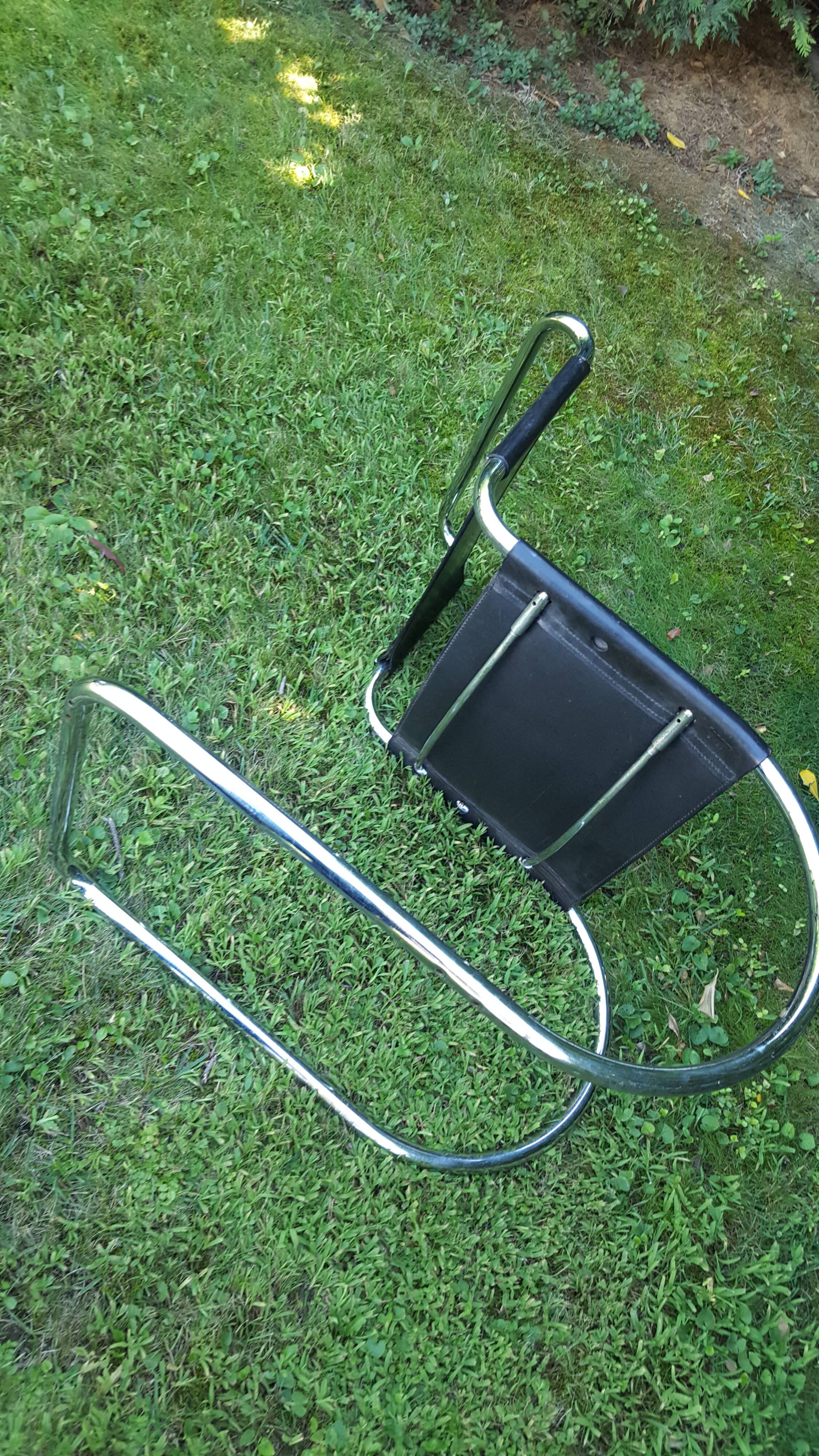 Chaise Mies van der Rohe for Fasem 1983