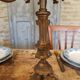 Old and majestic chandelier in bronze