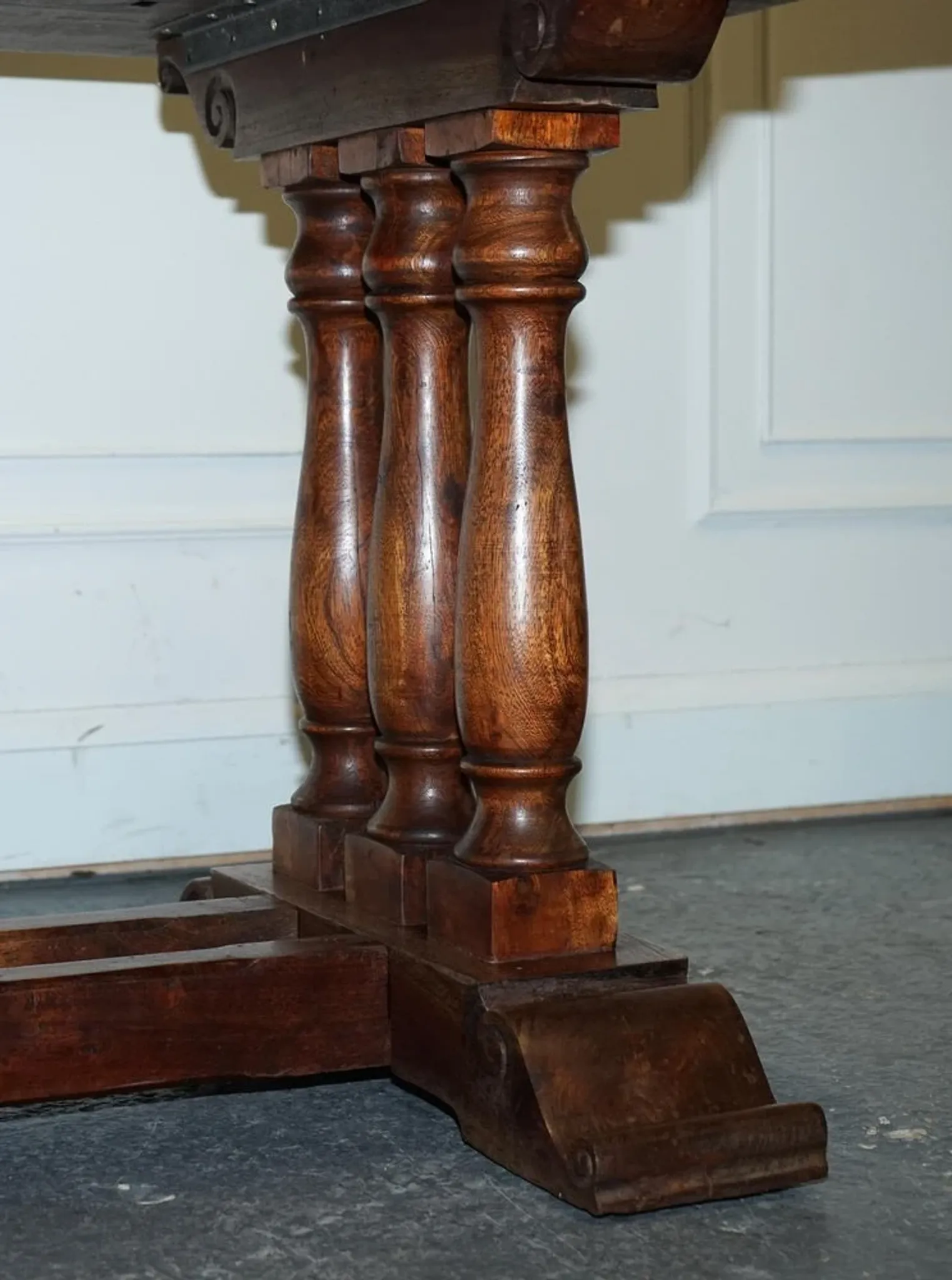 Vintage Rectangular Dining Table in Hardwood