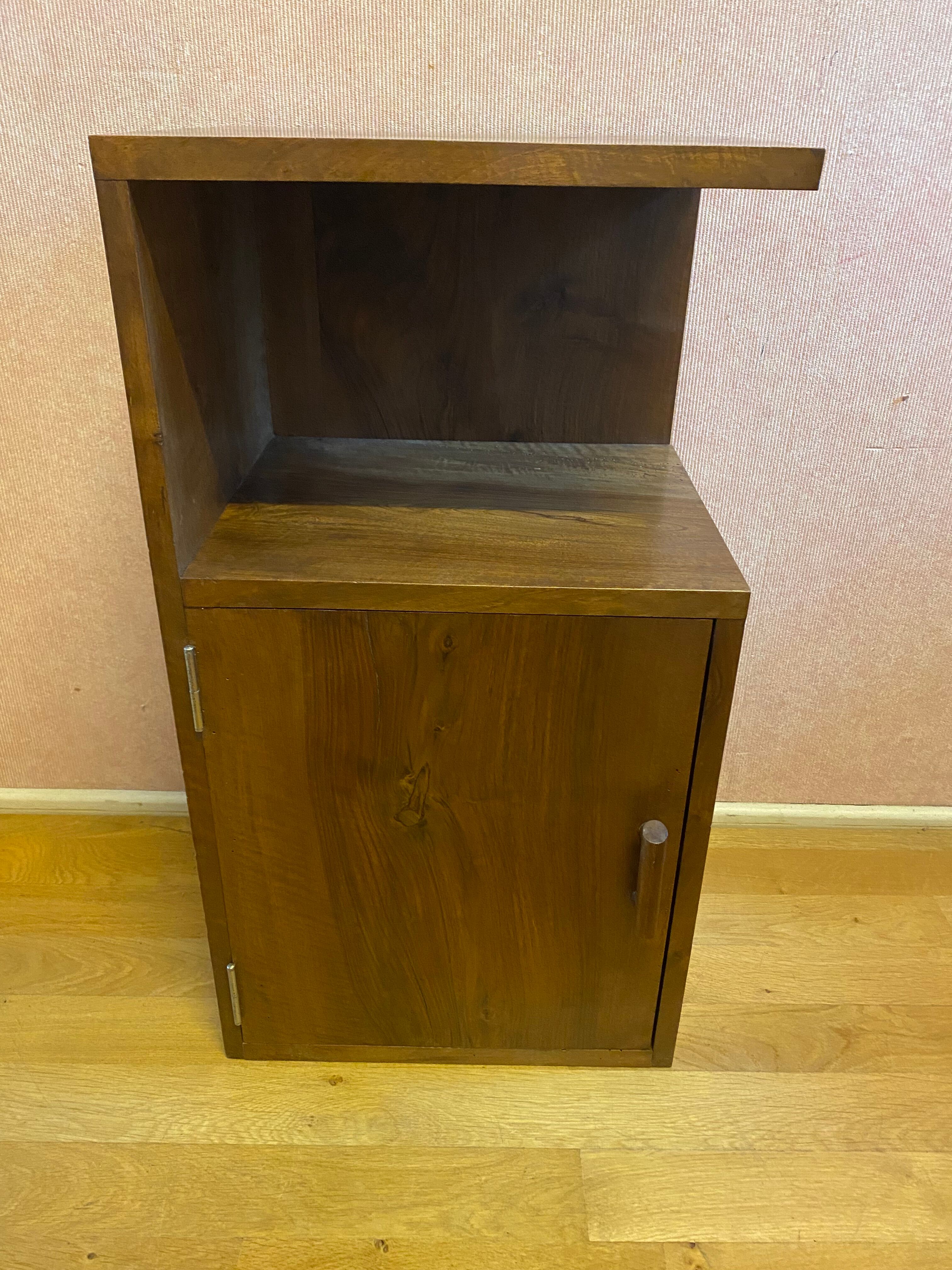 Piece of sofa, in Art Deco walnut