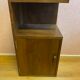 Piece of sofa, in Art Deco walnut