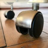 Plexiglas roller table, "Les Invisbles de Marais"