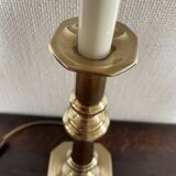 Golden brass lamp