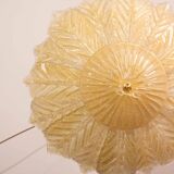 Dubai, Murano Glass Gold Flush Mount, 1970s