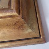 Œuvre originale Peinture Cadre doré Huile sur carton