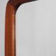 1960s Danish solid teak mirror by Johansens Spejle Kobenhavn