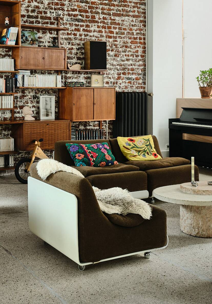 Fauteuil /canape cor Orbis luigi colani vintage années 70