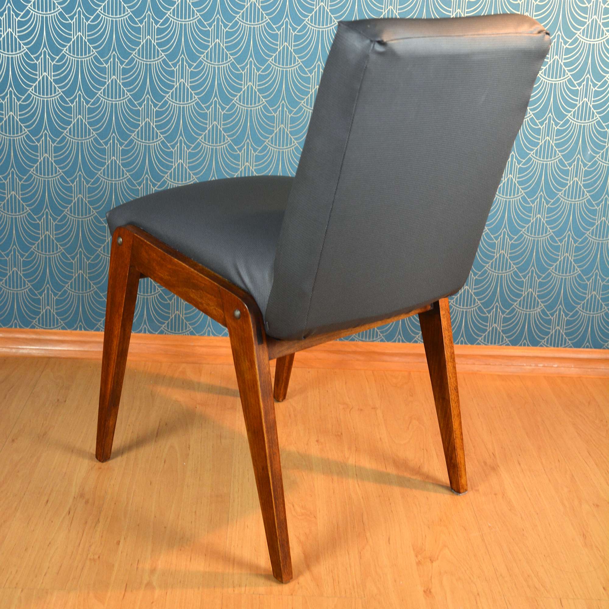 1970s upholstered chair, AGA designed by Józef Chierowski, Poland