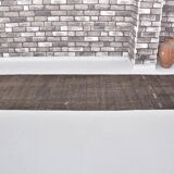 Neutral Turkisk Hanwoven Kilim Runner sku 2002