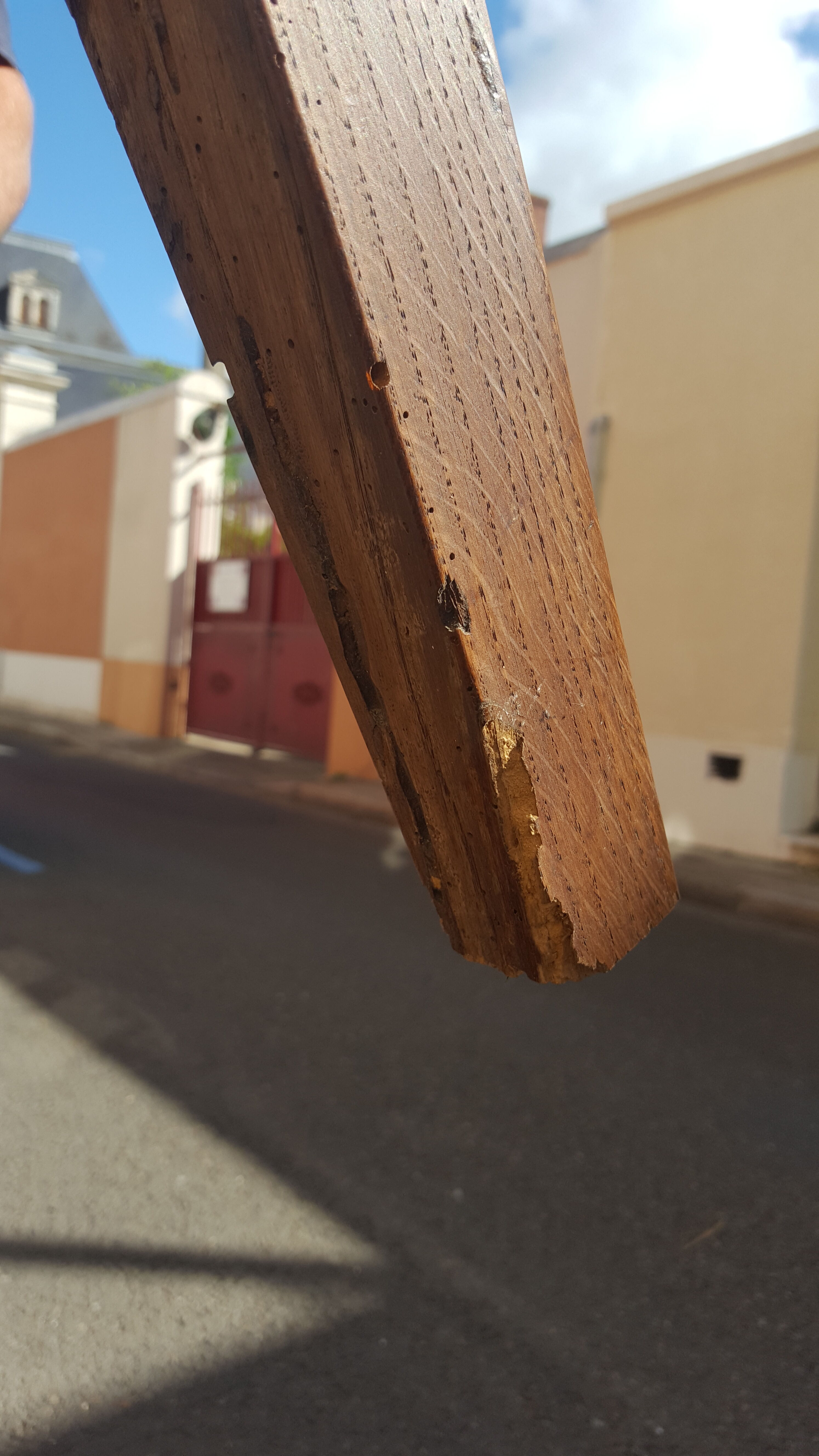 Raw wood farm table coffee table
