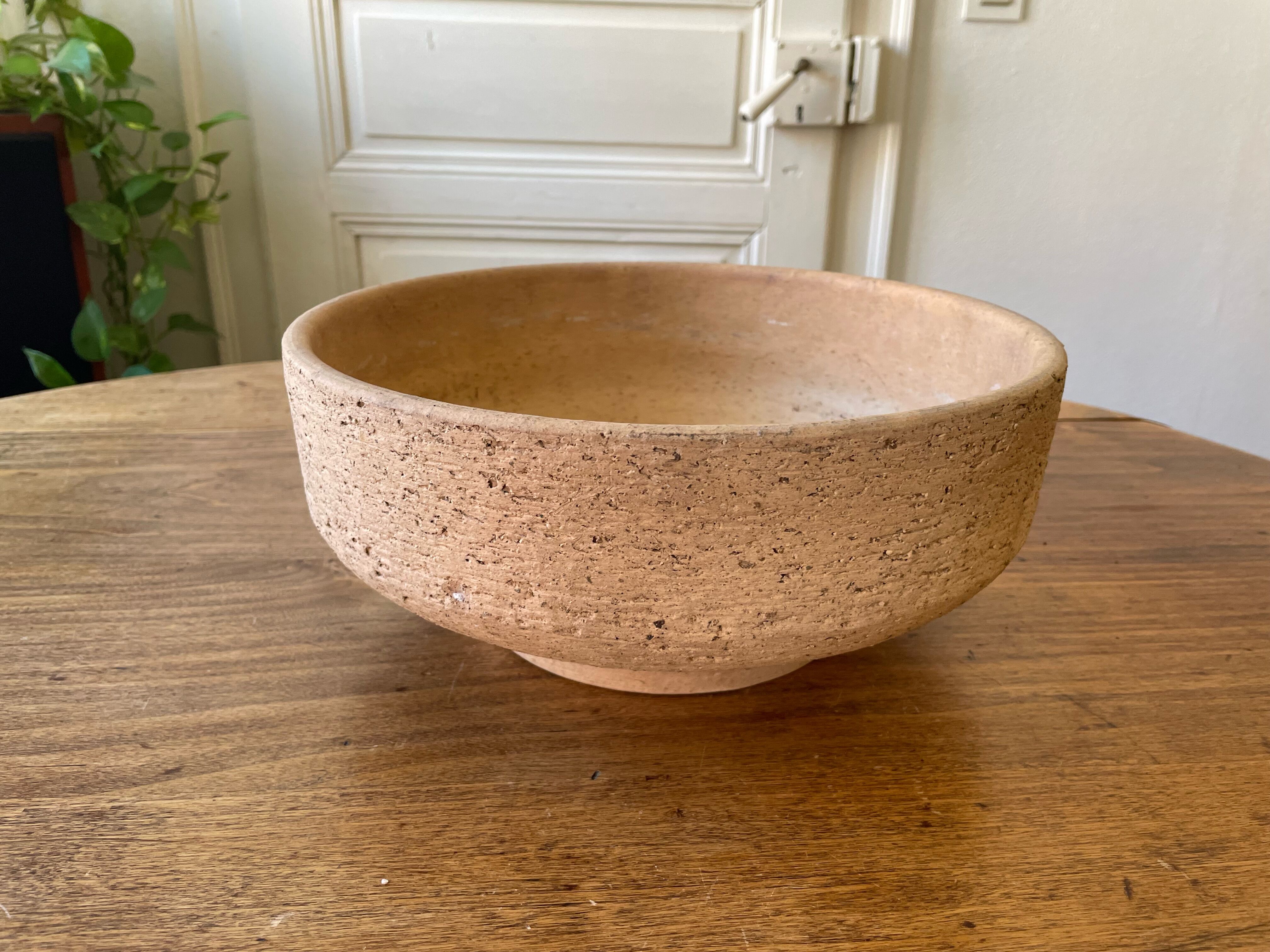 Pot cover, terracotta planter - beige