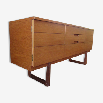 Sideboard Uniflex Internationnal light wooden 60s