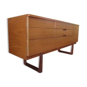 Sideboard Uniflex Internationnal light wooden 60s