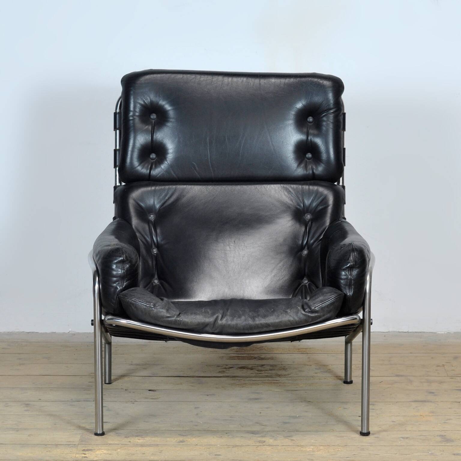 Nagoya SZ09 black lounge chair by Martin Visser, 1960s