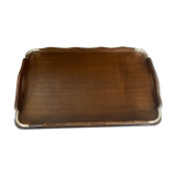 Wood and brass top 62X39