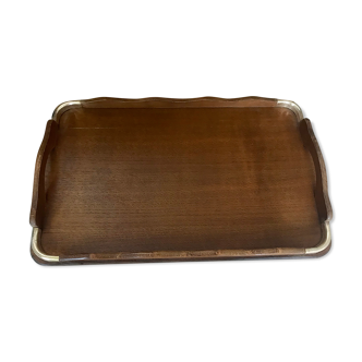 Wood and brass top 62X39