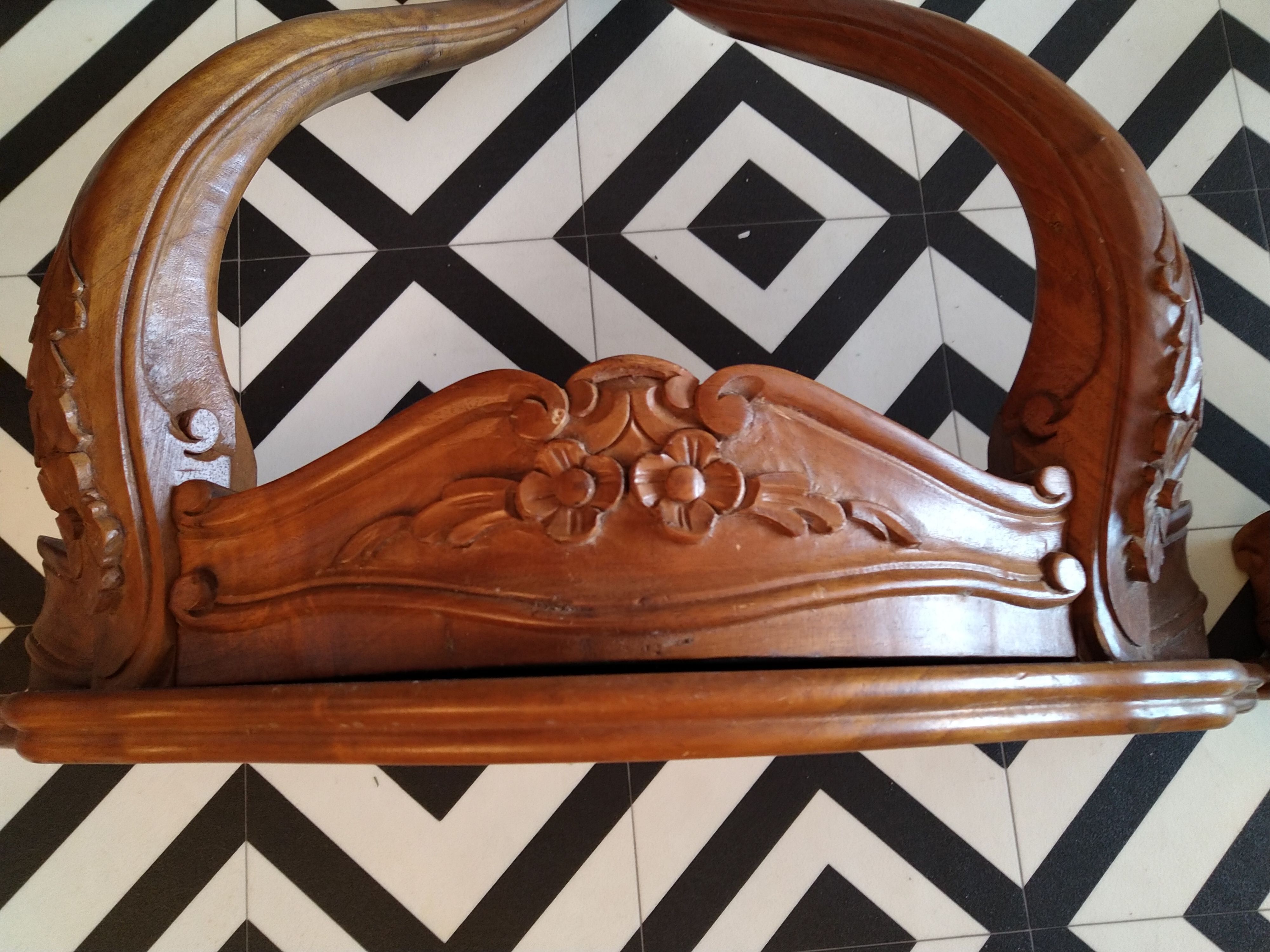 Pair of art nouveau consoles