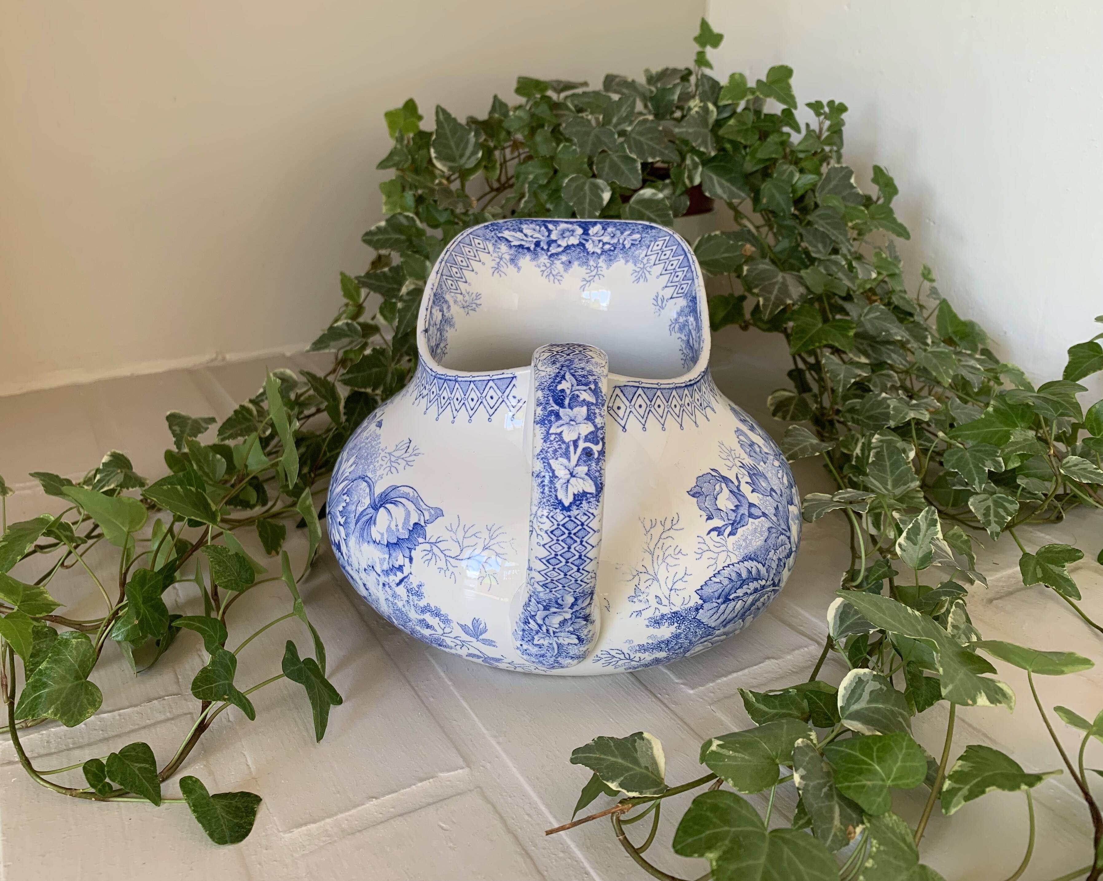 Old earthenware pitcher from Saint-Amand (North) – Jardinière model