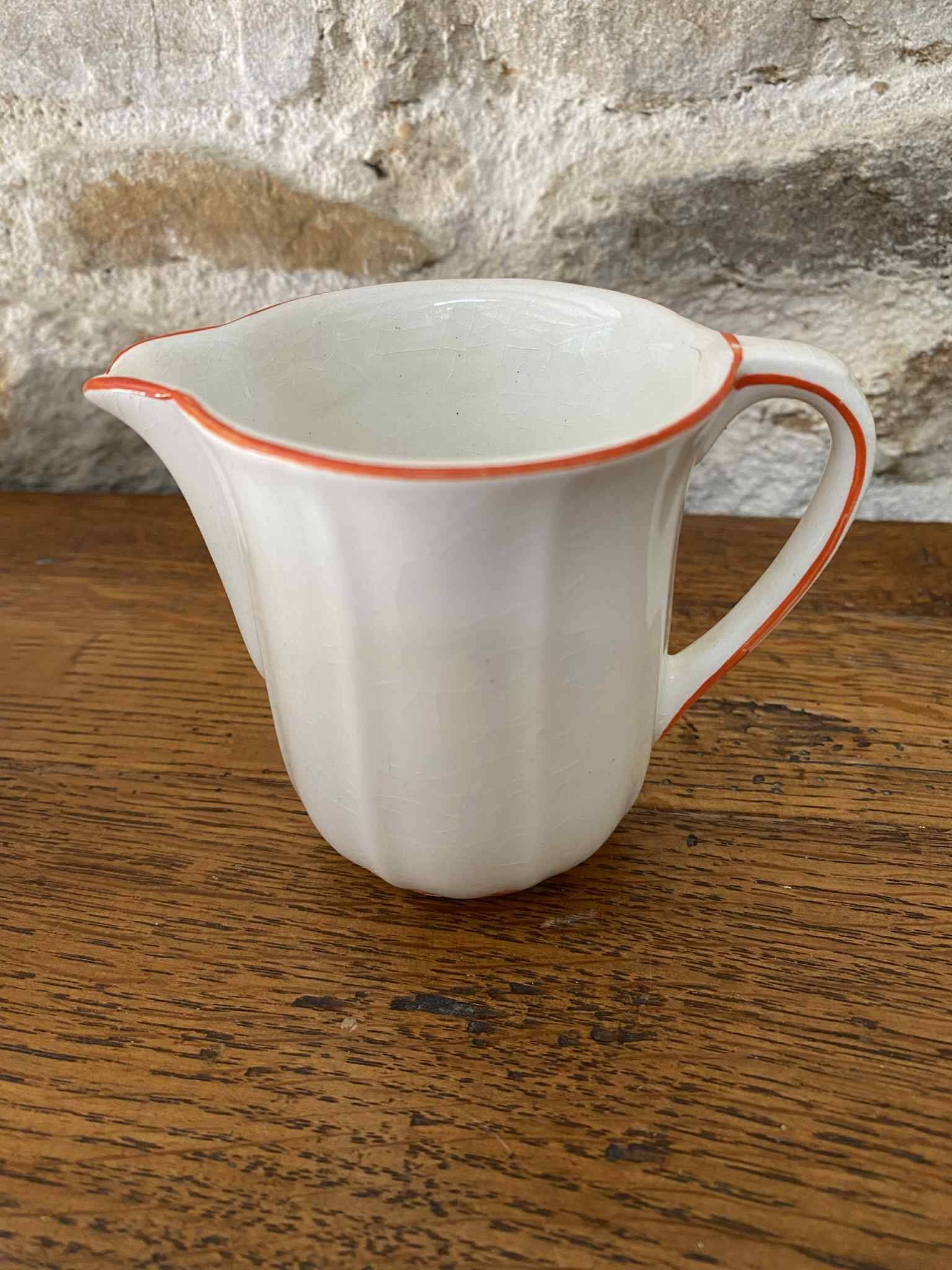 Lot of 3 Badonviller and K&G Lunéville creamers