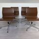 Set of 4 Eames EA105 Vitra armchairs from 2007