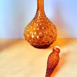 Italian glass bottles Empoli 1970