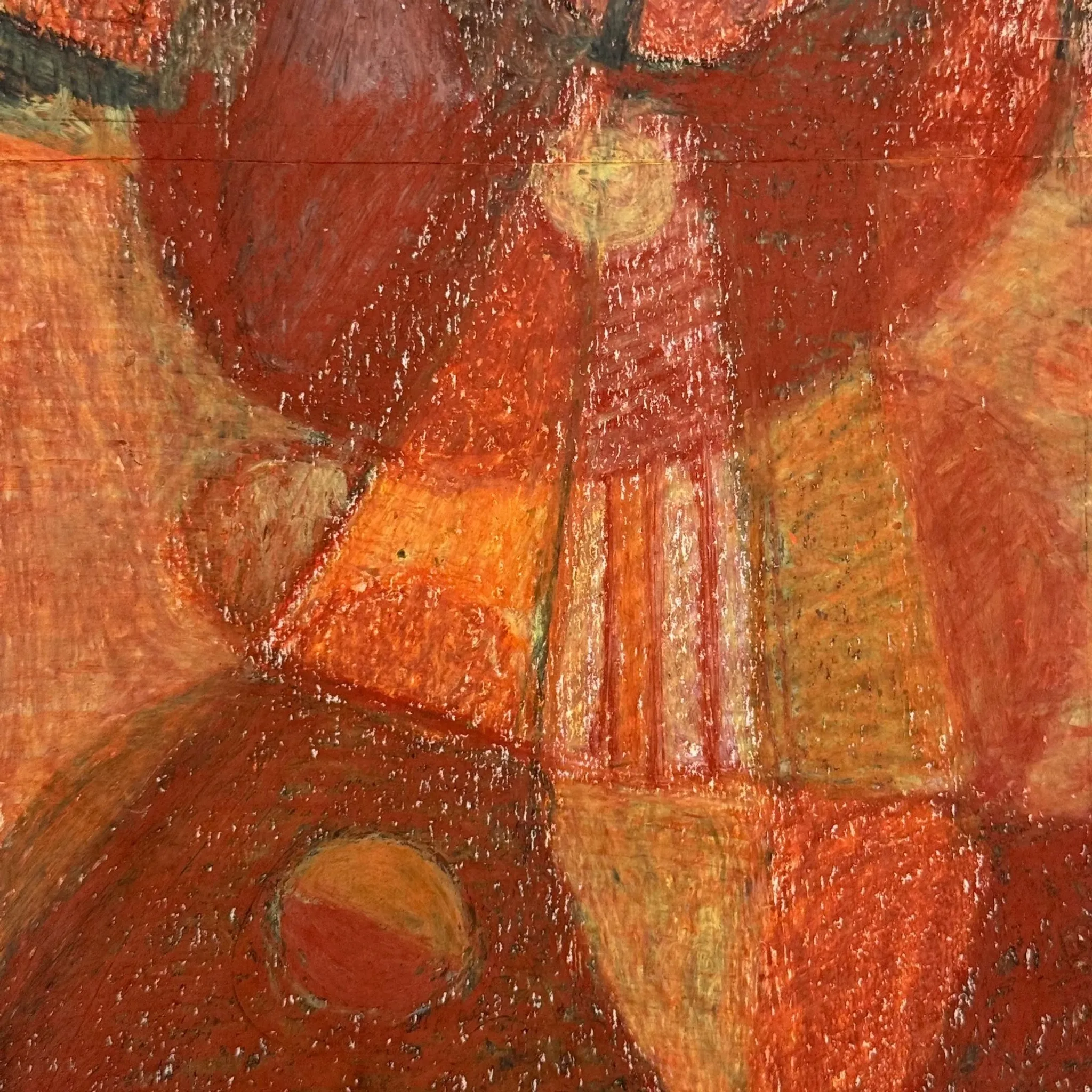 Dessin composition moderne 1970 par François de Chabot