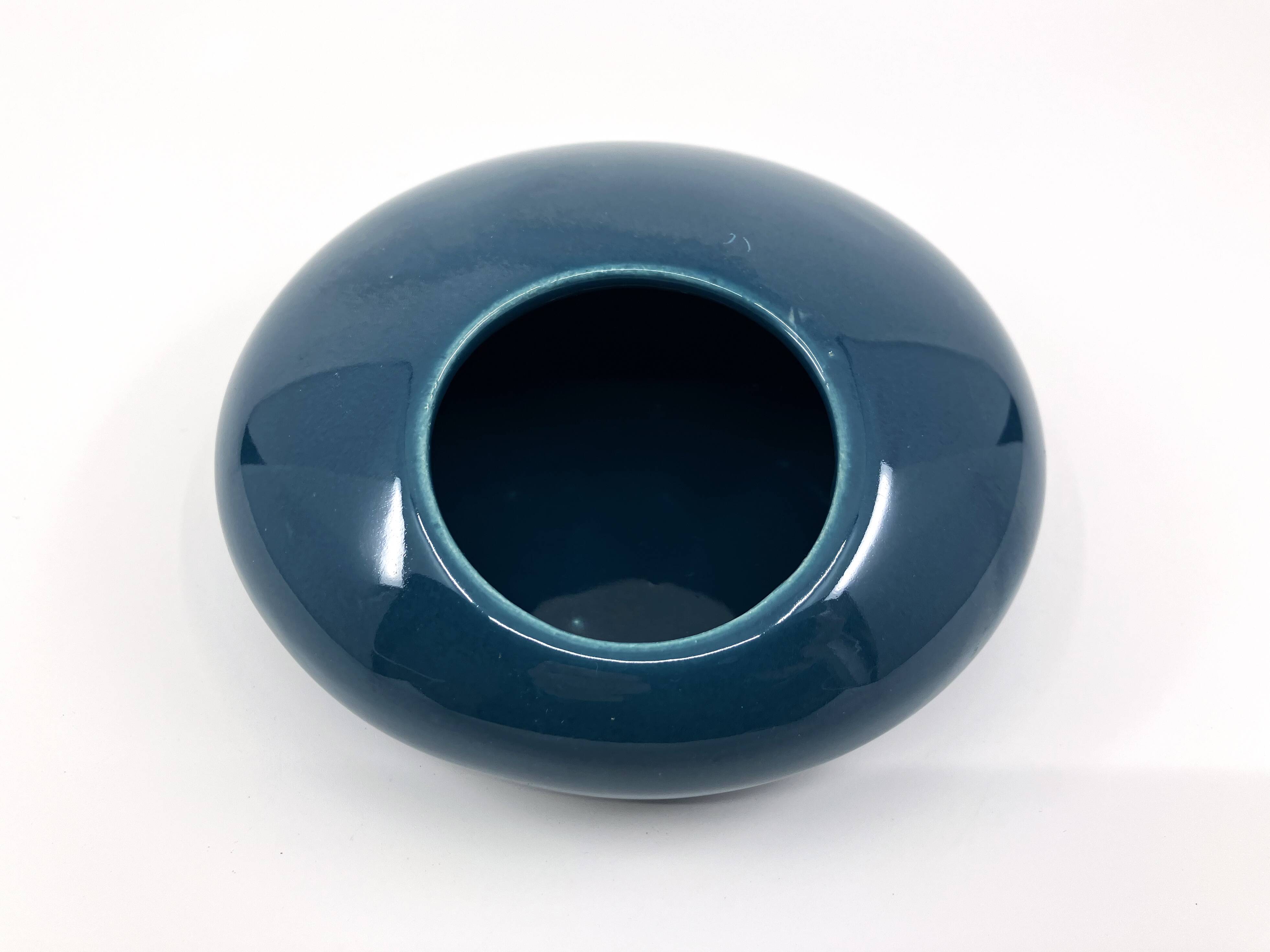 Ceramic vase/ashtray/empty tray • cera sapa • space age 1970 • france