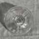 Set of 10 small vintage glass ice cream bowls.