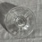 Set of 10 small vintage glass ice cream bowls.