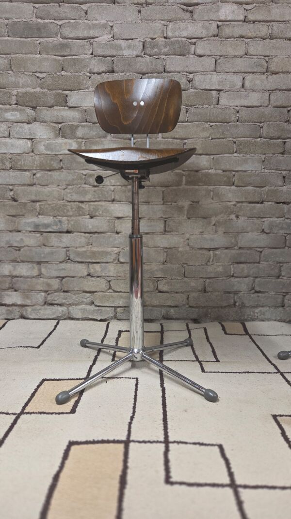 Tabouret SE 68 Egon Eiermann W-S Original-Modell, années 70
